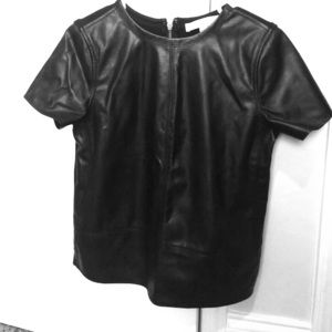 LOFT Leather Top